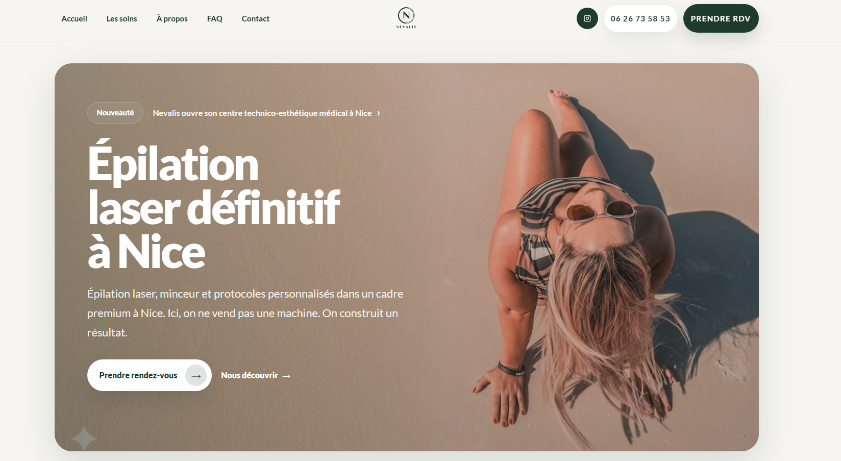 Site web créé pour Ruben Ribeiro – centrenevalis.fr