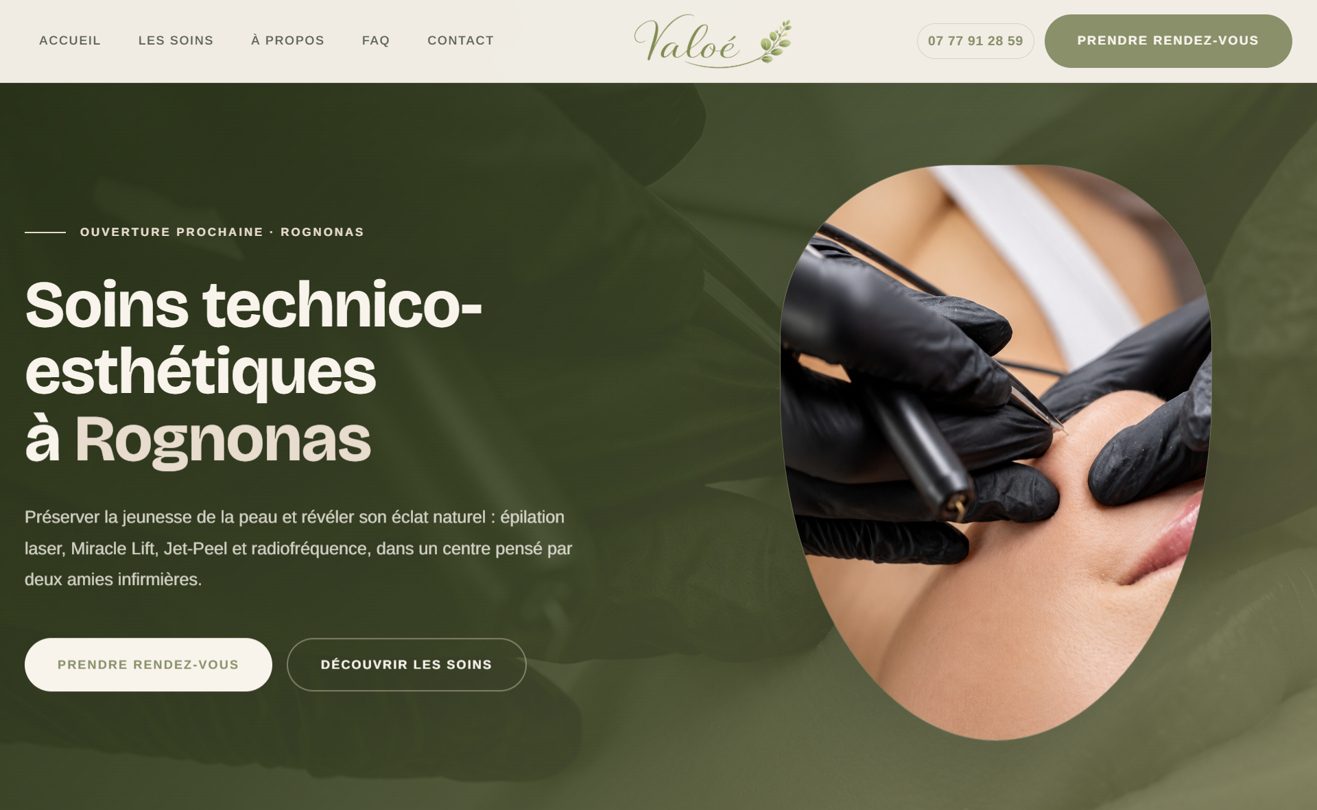 Site web créé pour Client accompagné – centrevaloe.fr